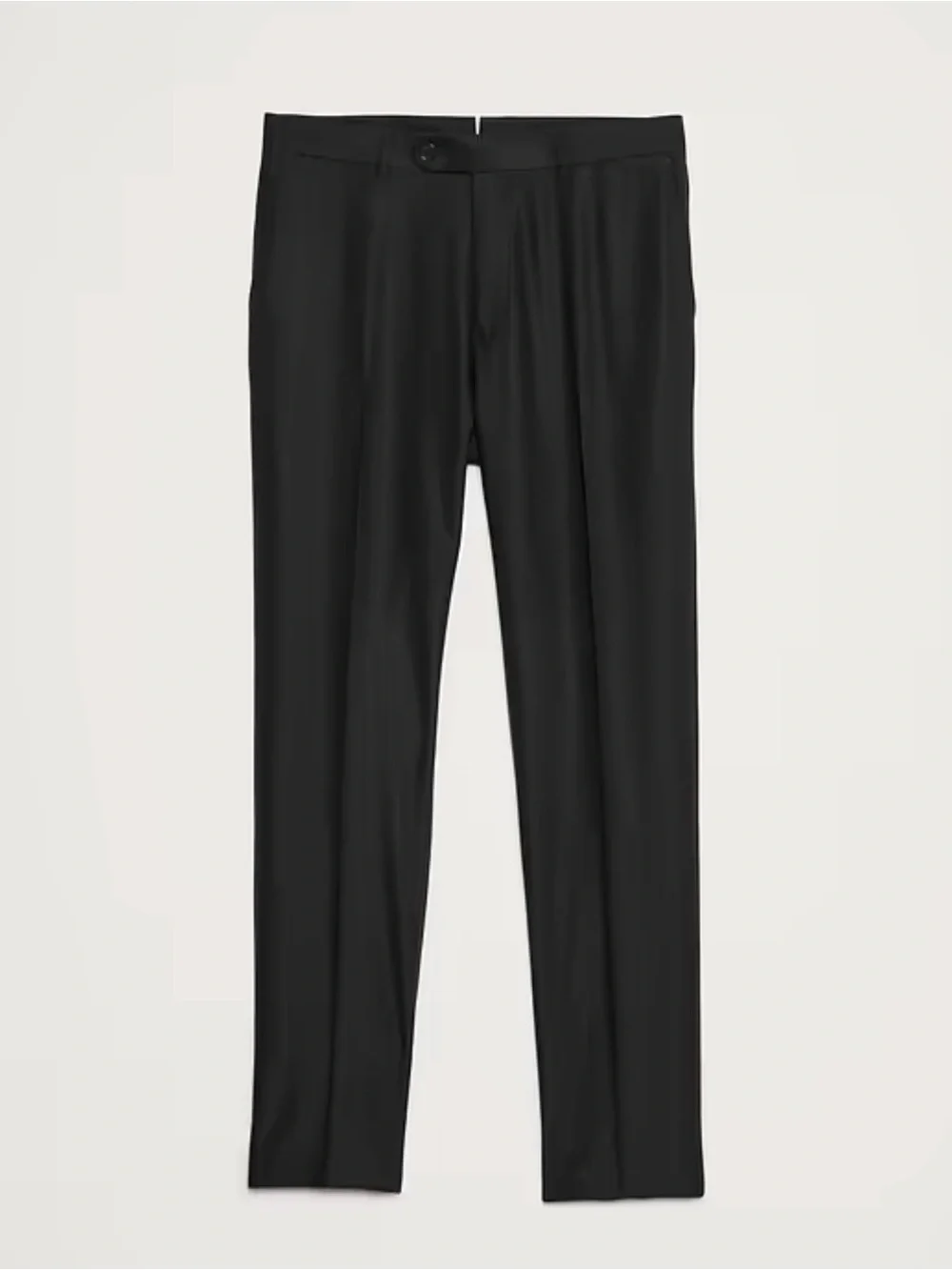 NWOT Banana Republic Signature Italian Hopsack Black Suit Pant Sz 34 x 30.